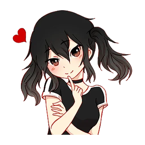 Sticker Послушная девочка @nyasticks - 3