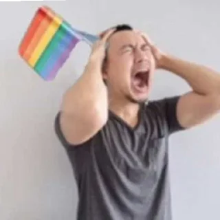 Стикер посмотрите моба - 11