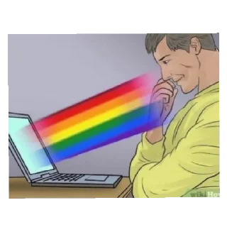 Стикер посмотрите моба - 4