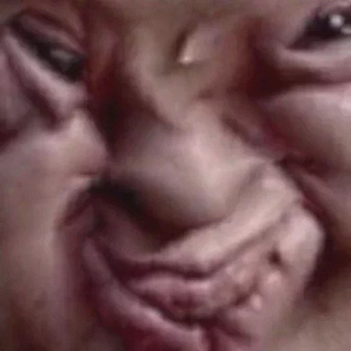 кожа щека Макросъемка