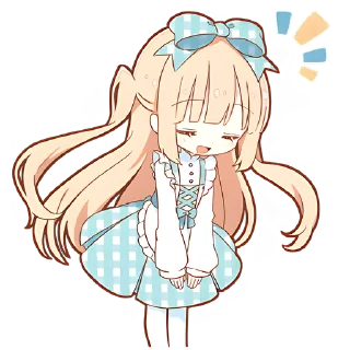 Sticker Повседневная Алиса @nyasticks - 6