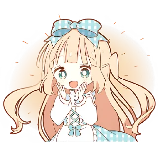 Sticker Повседневная Алиса @nyasticks - 5