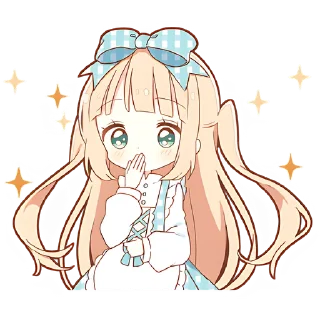 Sticker Повседневная Алиса @nyasticks - 11