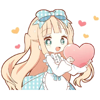 Sticker Повседневная Алиса @nyasticks - 1