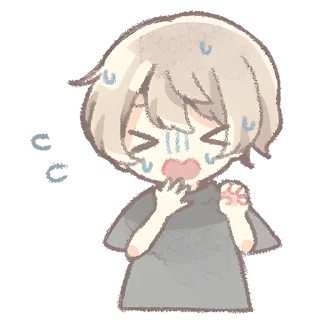 Sticker Повседневный кун @nyasticks - 7