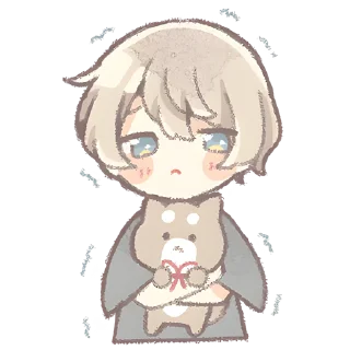 Sticker Повседневный кун @nyasticks - 11