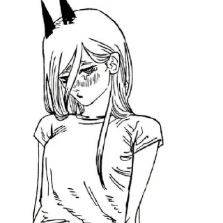 Стикер Power(Chainsaw Man) - 10