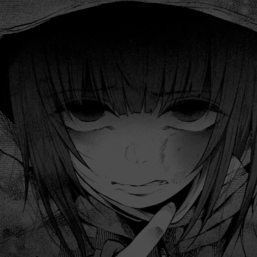 аниме эскиз девочка