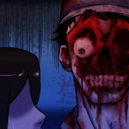 horror cartoon angry