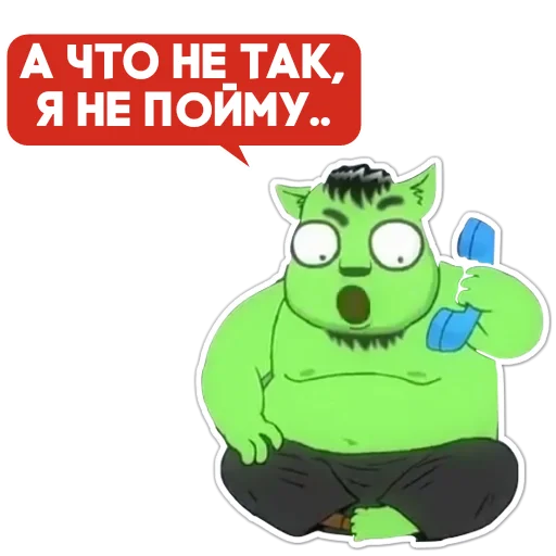 Sticker Зелёный @promote_links - 5