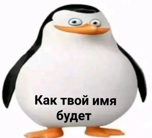 водная птица пингвин СМС