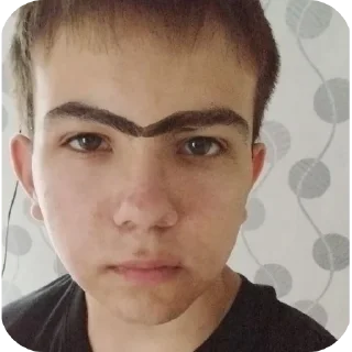 Sticker Правда у меня парень красивый? И инициал любит❤ - 9