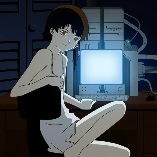 Стикер Serial Experiments Lain - 0