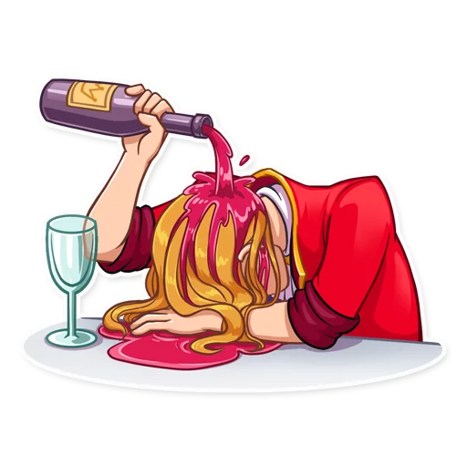 cartoon drawing soft drink