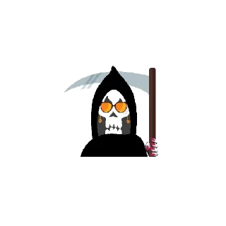 Sticker Привет пока - 8