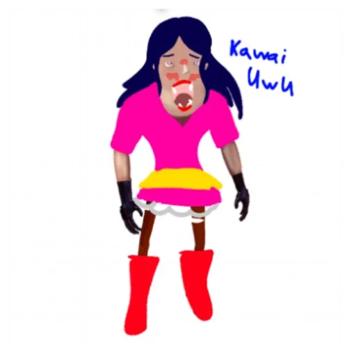 человеческое лицо одежда мультфильм