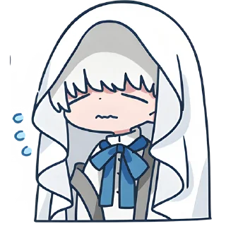 Sticker Мини-призрак @Nyasticks - 0