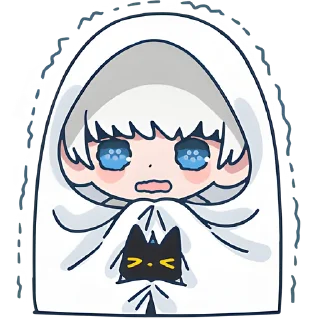 Sticker Мини-призрак @Nyasticks - 3