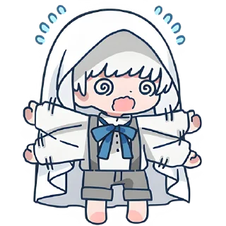 Sticker Мини-призрак @Nyasticks - 1