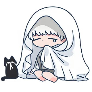 Sticker Мини-призрак @Nyasticks - 10