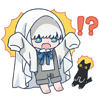 Sticker Мини-призрак @Nyasticks - 4