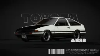 Стикер Initial D - 3