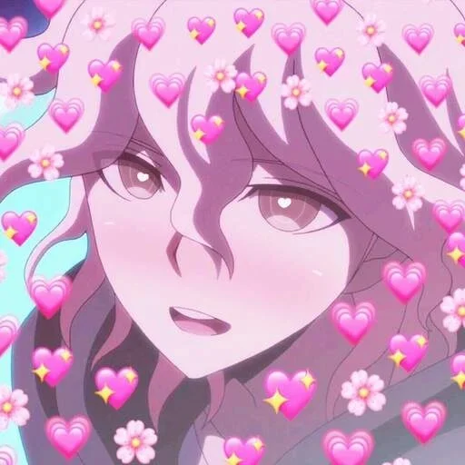 flower human face pink