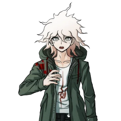 человеческое лицо одежда аниме