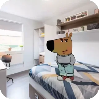 Стикер Просто чилловый михалыч - 2