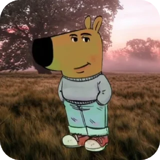 Стикер Просто чиловый паренёк - 9