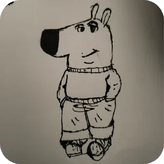 Стикер Просто чиловый паренёк - 1