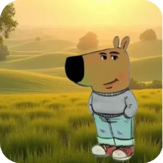 Стикер Просто чиловый паренёк - 7