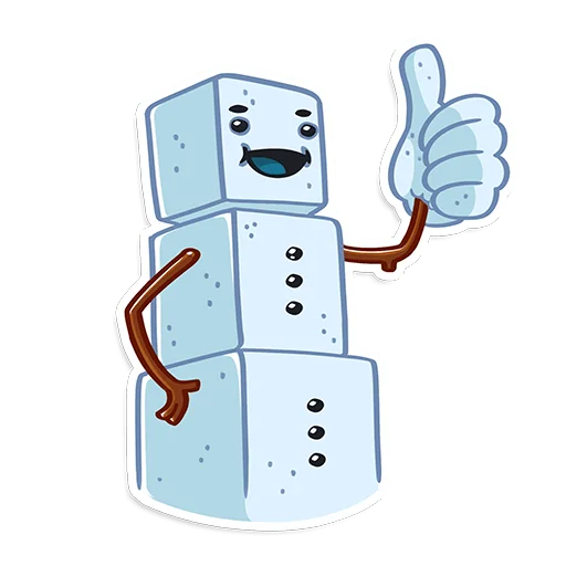 Sticker ProstoСнеговик - 10