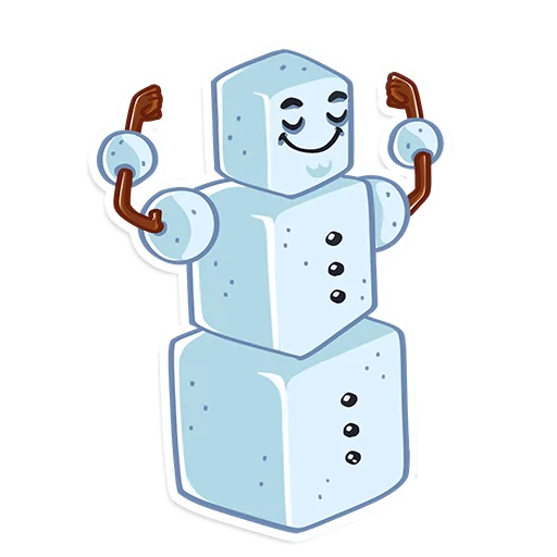 Sticker ProstoСнеговик - 9
