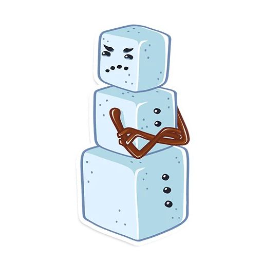 Sticker ProstoСнеговик - 8
