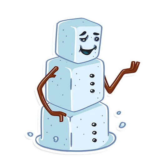 Sticker ProstoСнеговик - 7