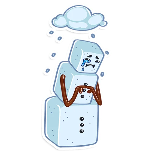 Sticker ProstoСнеговик - 3