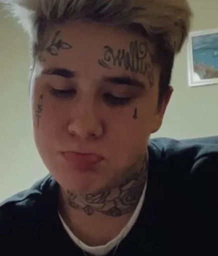 tattoo person human face