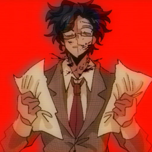 anime sketch human face