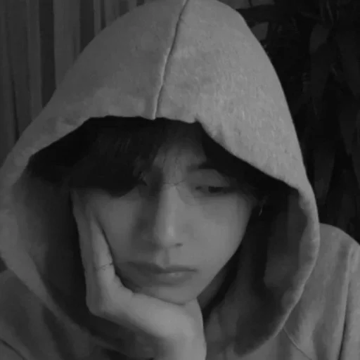 Человек человеческое лицо черно-белый