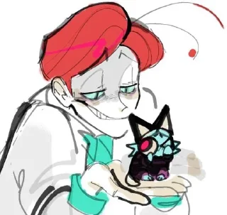 Sticker Психоняшеки 😈 @SozdaiStickeriBot - 0