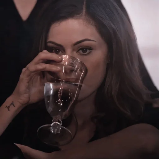 person human face wine glass