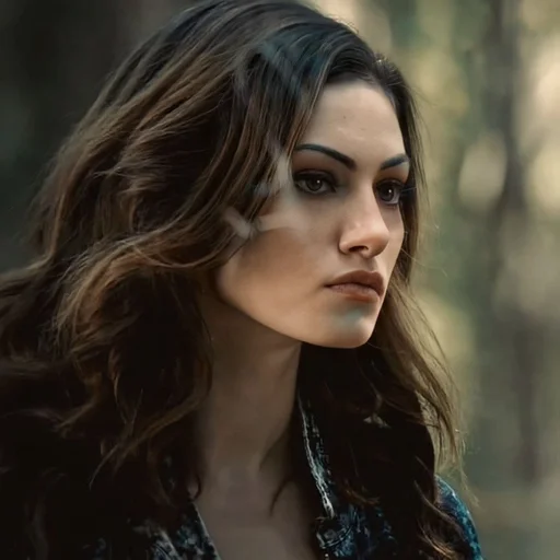 human face person long hair