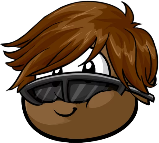 Стикер Puffles - 1