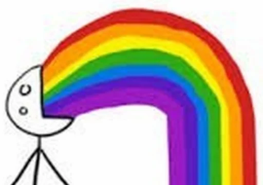 rainbow colorfulness art