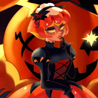 Sticker Pumpkin pie cookie - 4