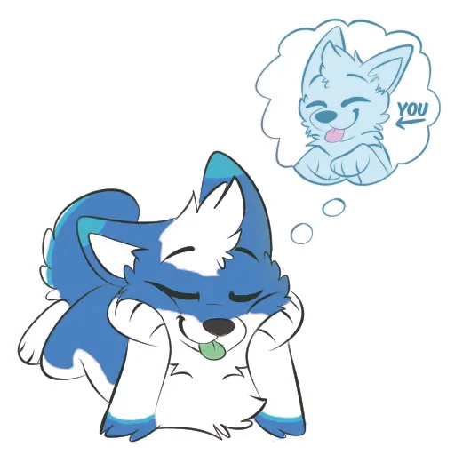 Стикер Pup_Tesla - 1