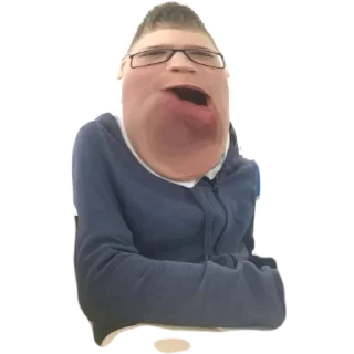 Стикер Пупок ЛОХ - 0