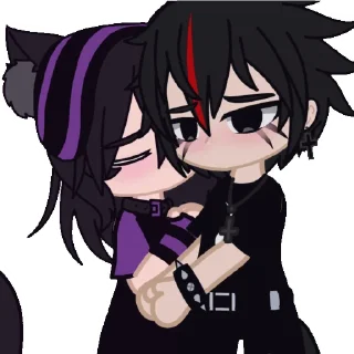 Стикер _._purple.cat_._ - 5