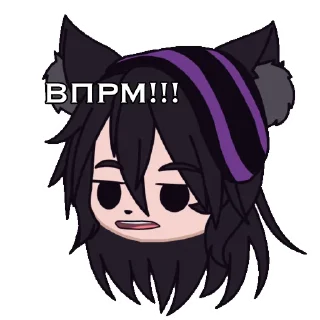 Стикер _._purple.cat_._ - 11